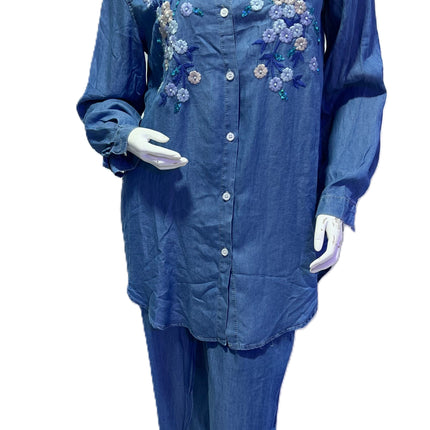 سیت کوبای گل دار خامکی