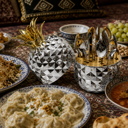 ست قاشق پنجه آناناس