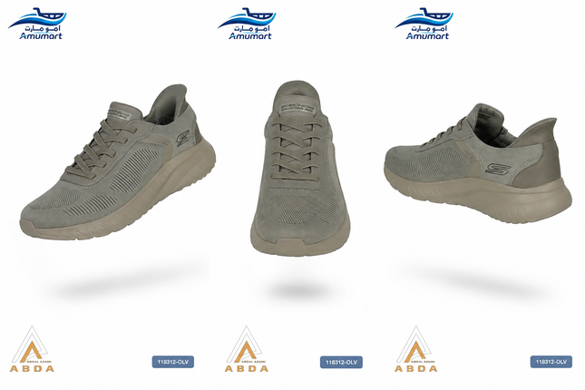 Skechers Hands Free Slip-ins: BOBS Sport Squad Chaos - Solid Stepکرمچ اسکیچر اصلی